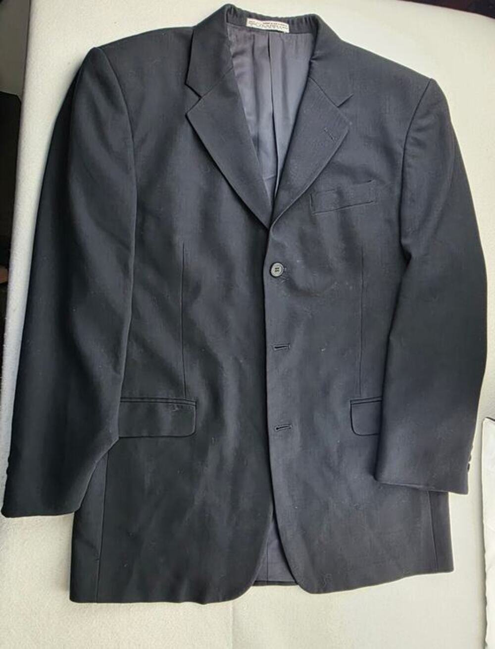 Emanuel Ungaro Tailored Pure Wool Suit Jacket Size Large